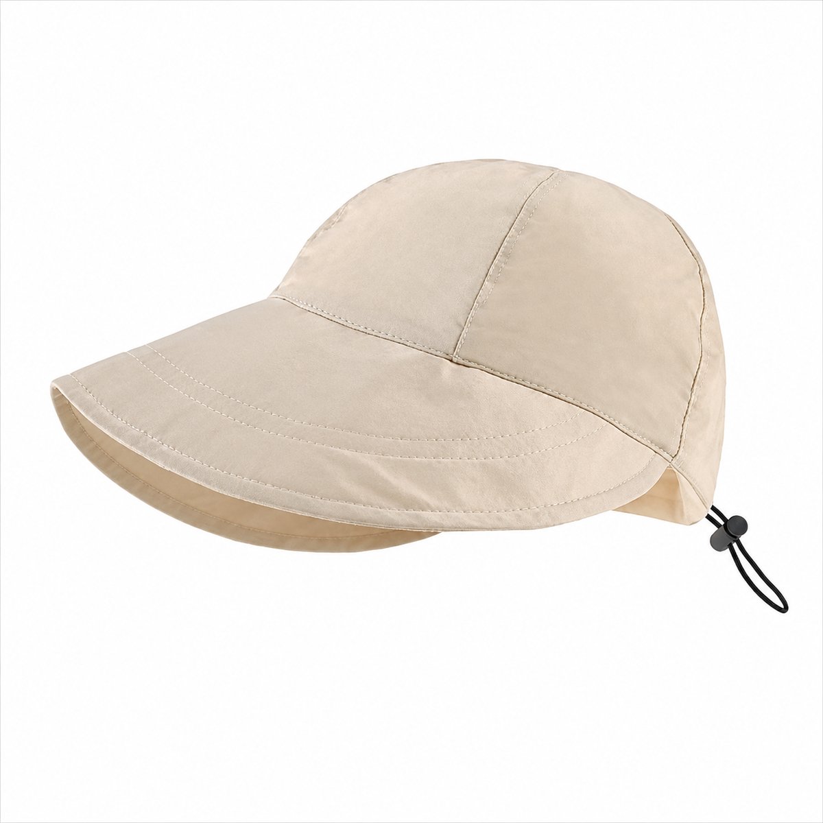 ECTEATOY® Zonnehoed - Hoed - UV-Bescherming UPF 50+ - Brede Rand - Ademend & Sneldrogend - Opvouwbaar - Vissershoed - Lichtbeige