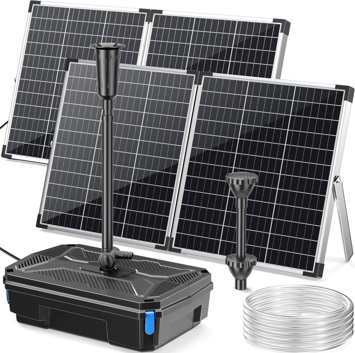 SolidKeus - Zonnepomp met Vijverfilter, 120 W