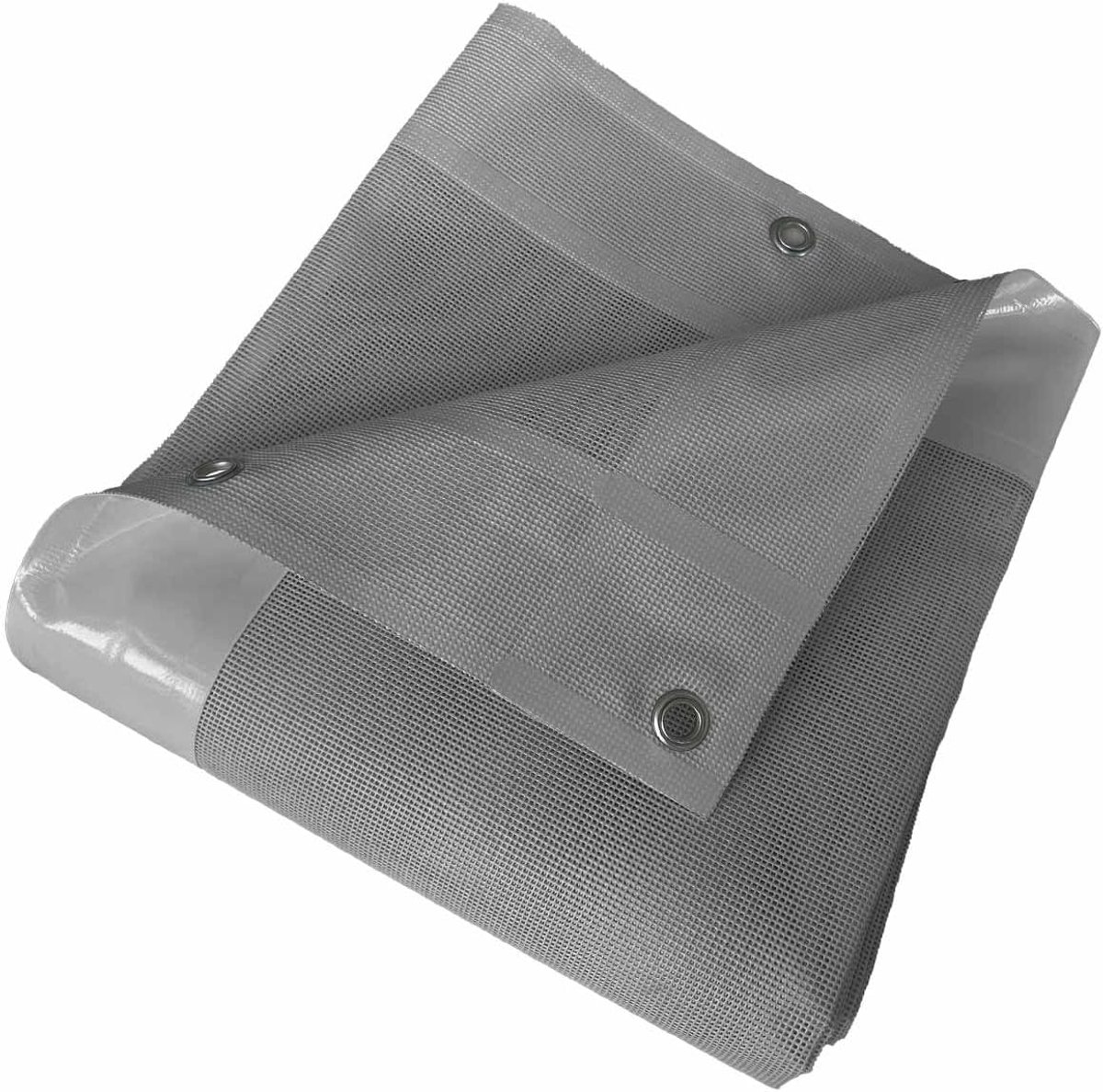 Zichtbreeknet dekzeil 3x5 m grijs - 5 jaar Garantie TECPLAST - MP460BV - Doorlatend - Lichte schaduw - Made in France