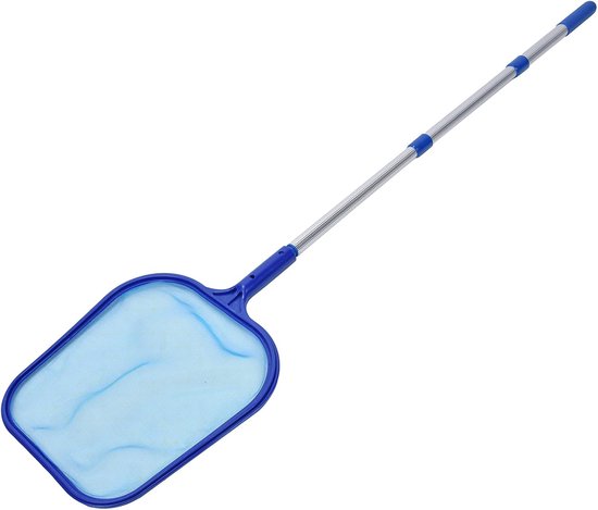 Leaf Skimmer Net met 40-40 Inch Premium Pole, Driedelige Telescopische Staaf Schroefdraad Aansluiting Zwembad Net Set Zwembad Tool — afbeelding 2