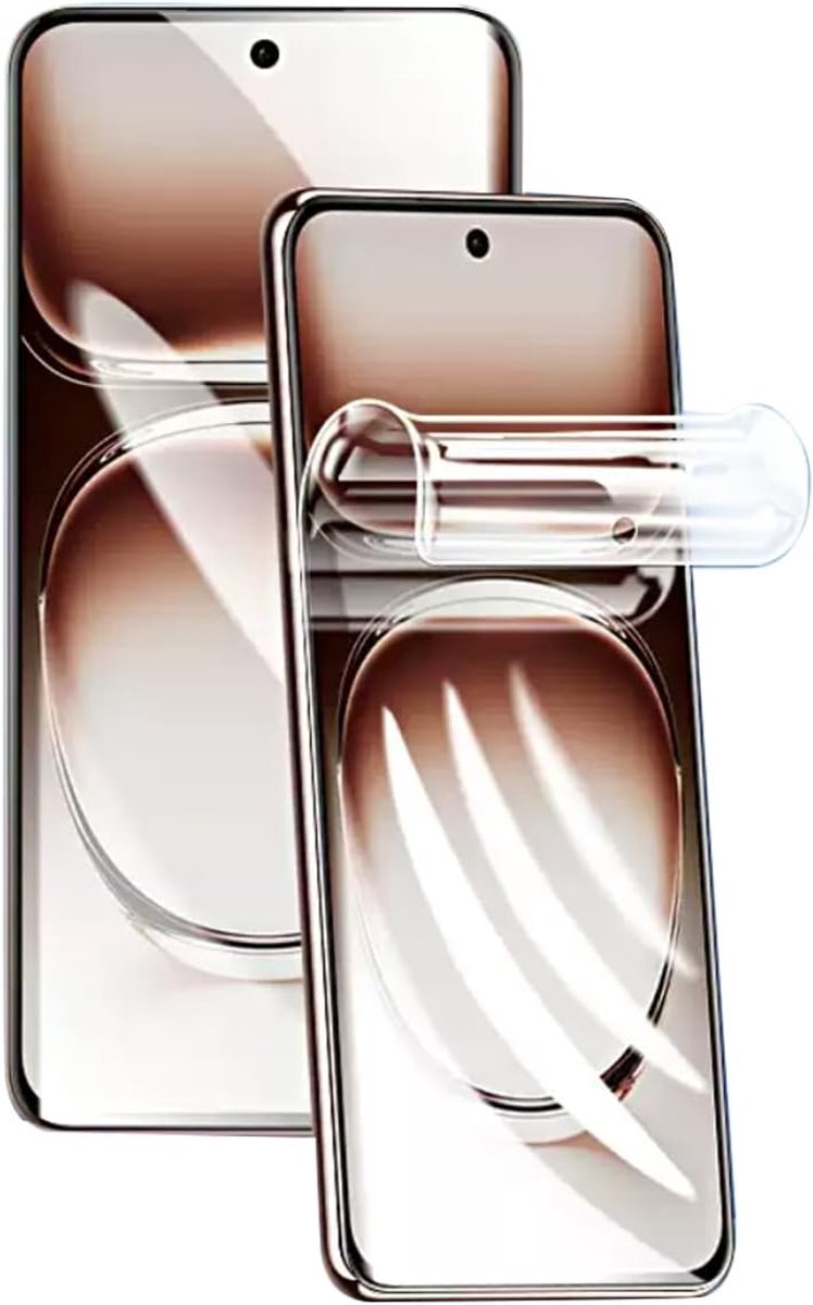[3 stuks] Hydrogel displaybeschermfolie voor Oppo Reno 12 Pro /12 /Reno 11 F (6,7 inch), hoge gevoeligheid, flexibele HD transparante displaybescherming, TPU hydrogelfolie