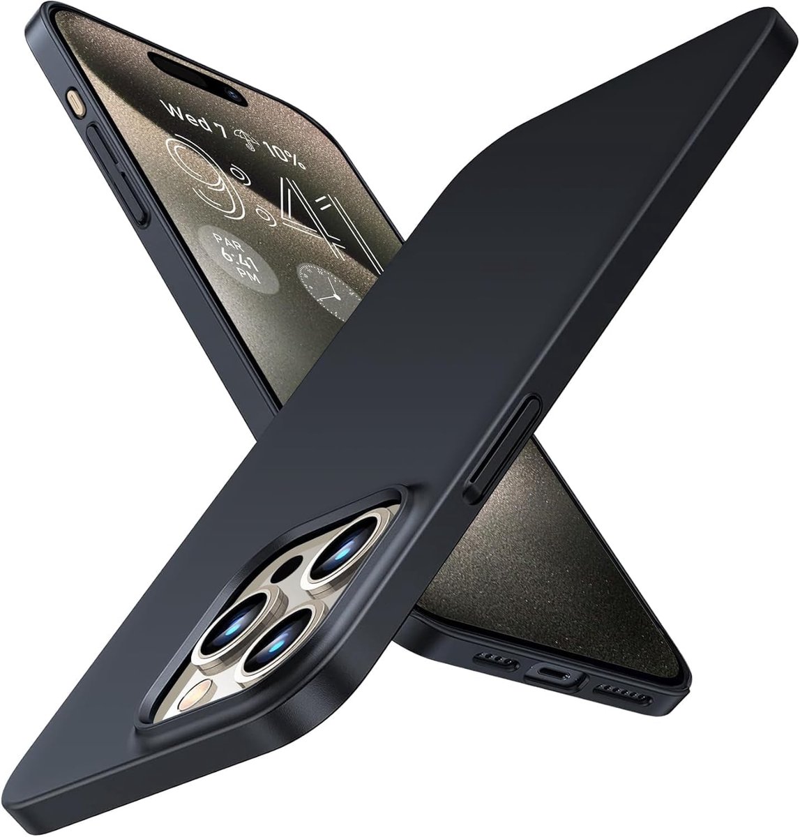 Beschermhoes voor iPhone 13 Pro Max 6,7 inch [ultradun als niet] [mat oppervlak] [draadloos opladen] stootvaste robuuste beschermhoes voor iPhone 13 Pro Max Case Slim 2021
