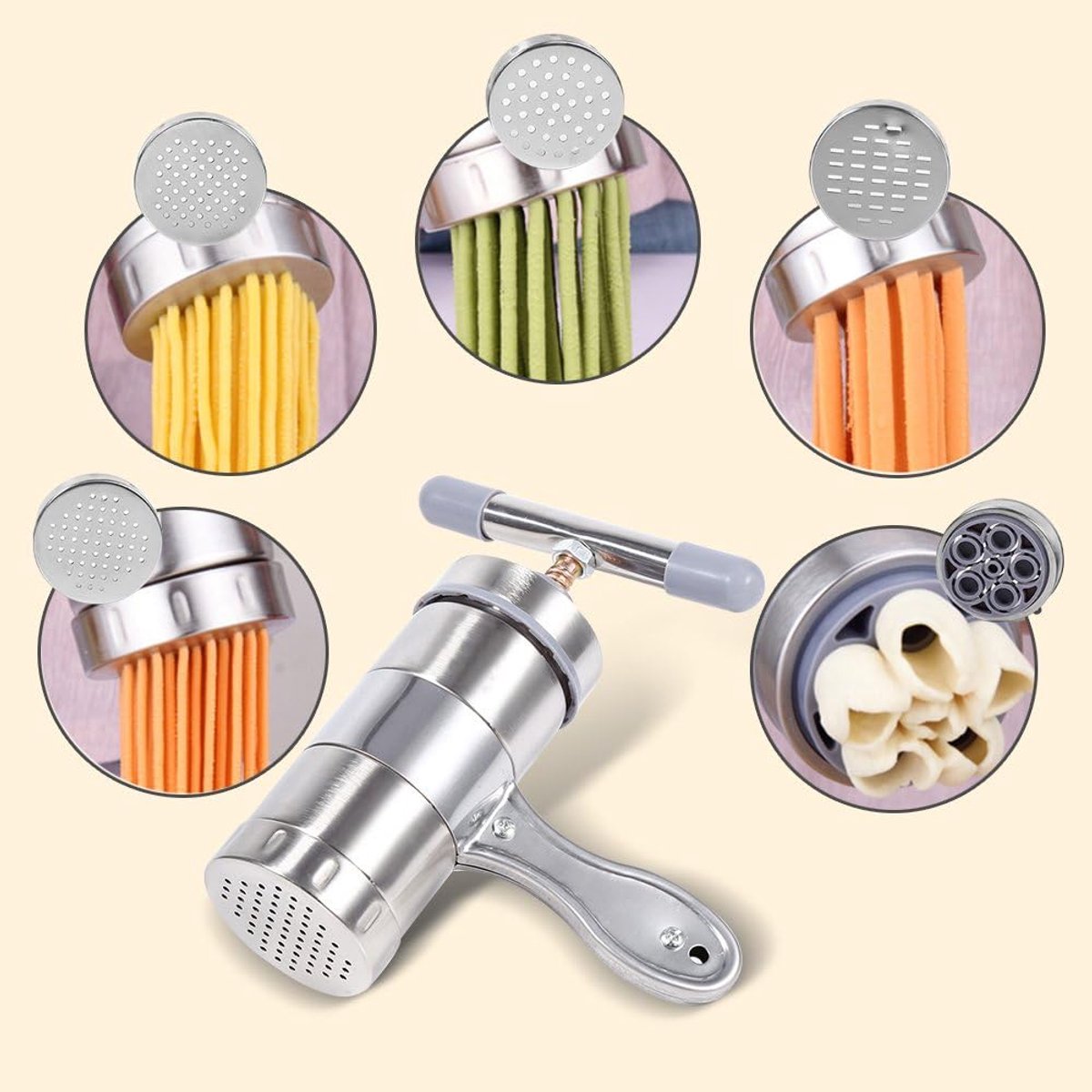 Handmatige Pastamaker Noddle Juicer Machinedruk voor Keukenrestaurant