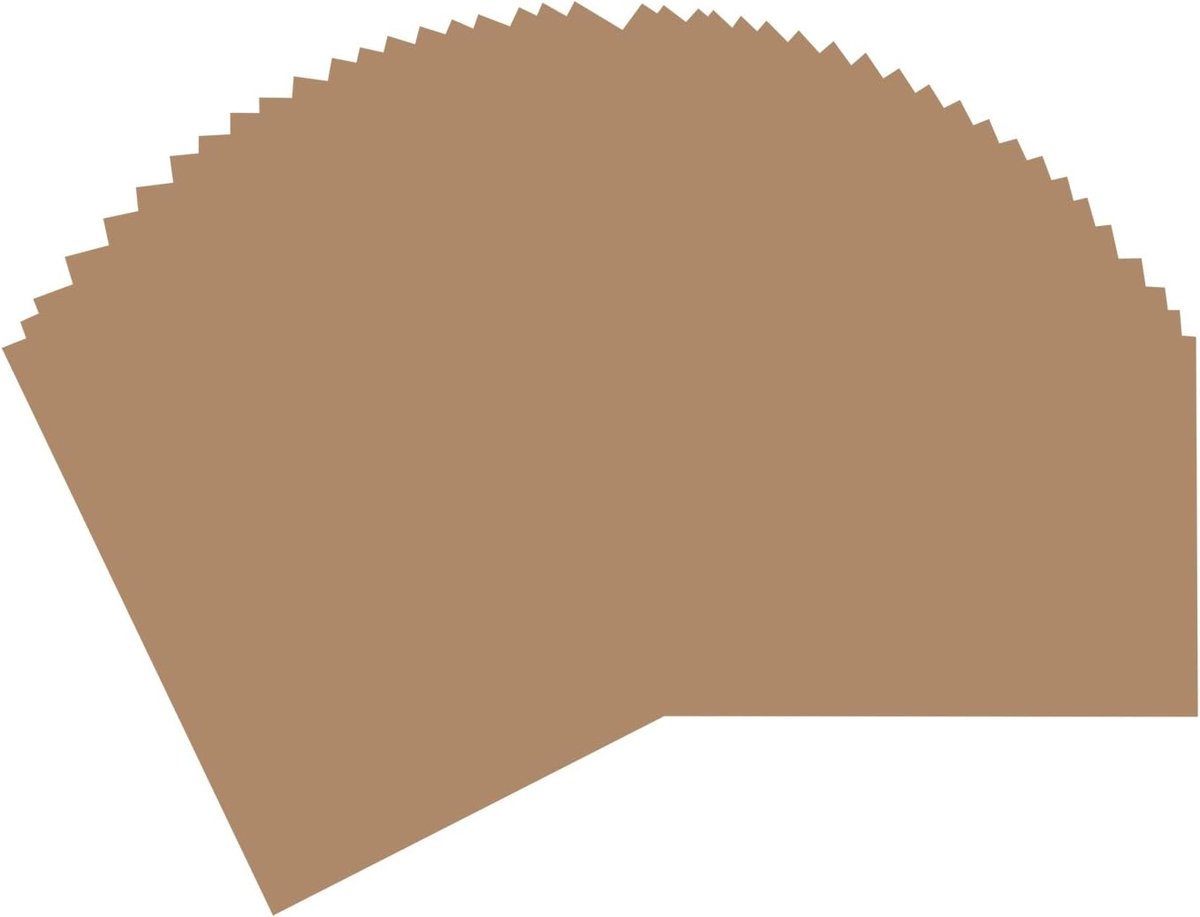 Folia 6375 - gekleurd papier reebruin, DIN A3, 130 g/m², 50 vellen - voor het knutselen en creatief vormgeven van kaarten, raamafbeeldingen en voor scrapbooking