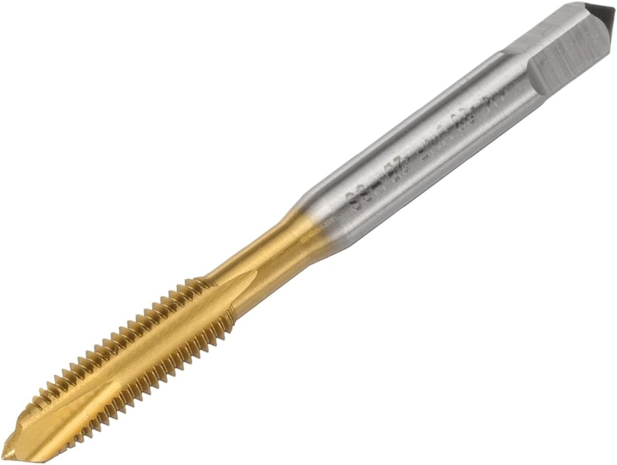 1/4-28 UNF B2 Spiraal Point Schroefdraadsnijder, Schroefdraad Snijgereedschap, Titanium Gecoat 6542 Snelstaal Machine-Schroefdraadsnijder Bit