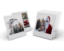 Fotolijsthouder voor Fujifilm Instax Square SQ40 SQ1, SQ6, SQ10, SQ20, SP-3, 2,9 x 3,4 inch, voor Fujifilm Instax Square SQ-films, bureau, mini-fotodisplay (5 stuks)