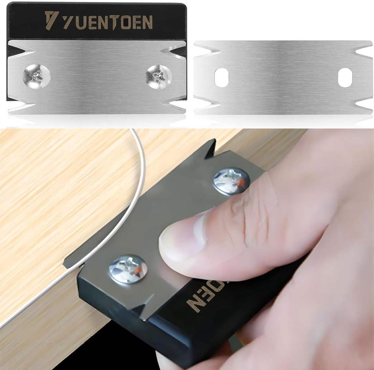 SolidKeus - Houten Kantenfrees met 1 Vervangmes voor Houtbewerking
