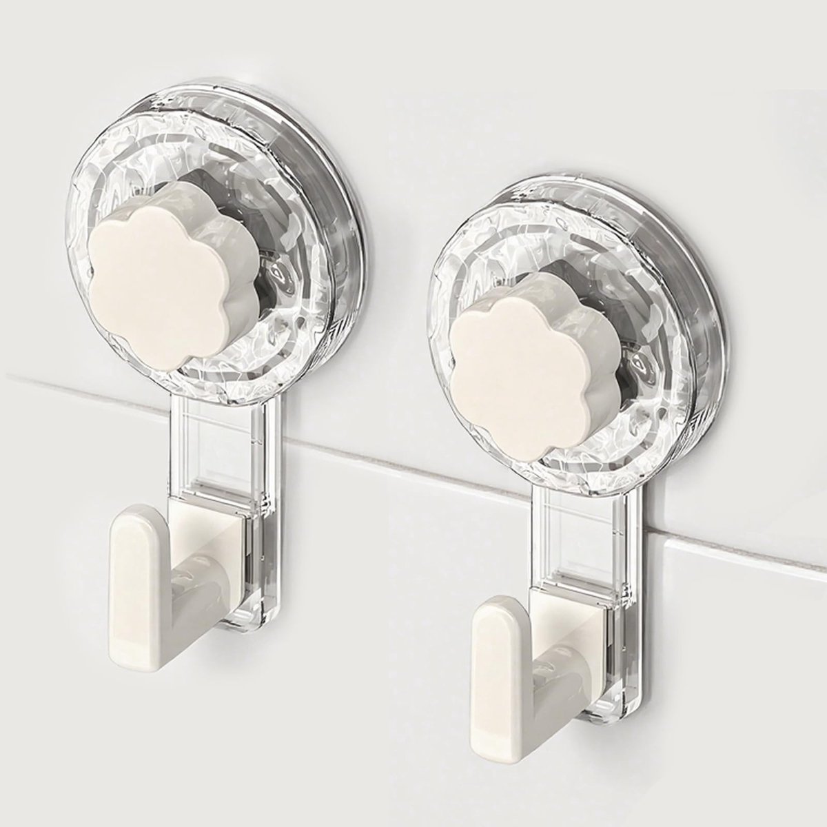 SolidKeus - Towel Hook zonder Boren met Sterke Zuignap (62mm)