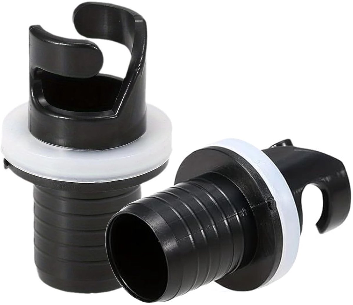 SolidKeus - 2 Stuks Rubberboot Pompadapters met Roterend Design