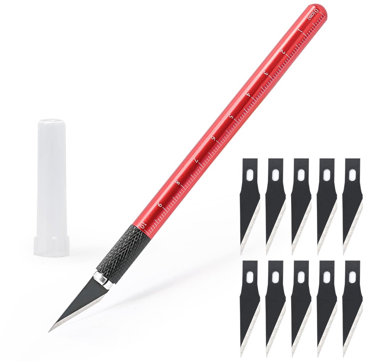 SolidKeus - Scalpel Set met 10 Vervangbladen en Opbergtas