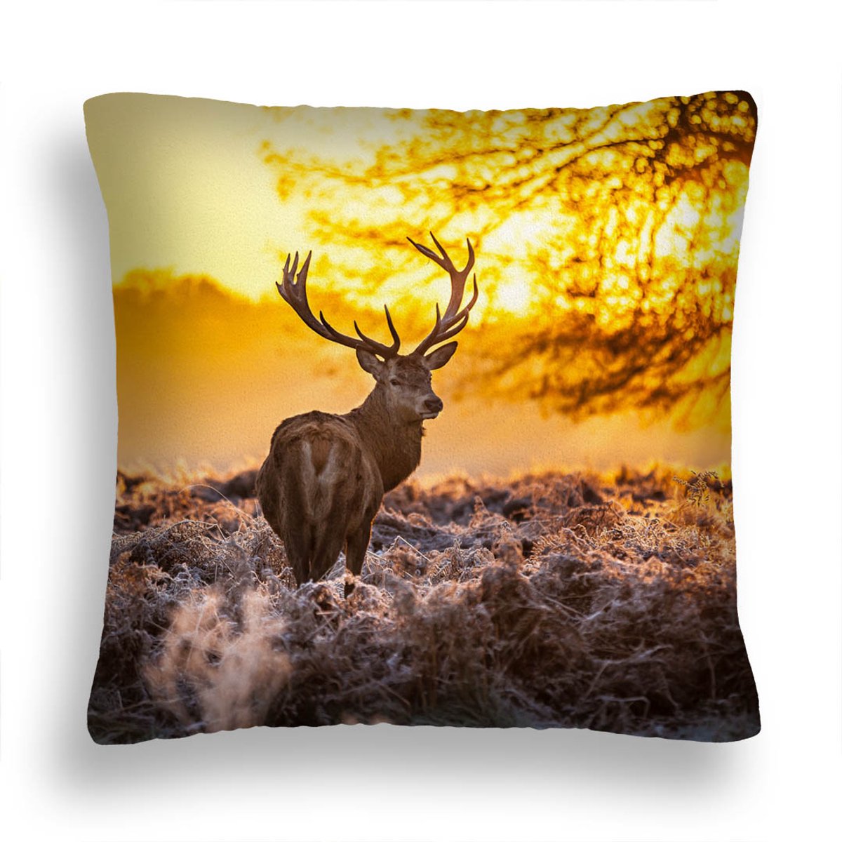 Decoratieve Kussen 50x50 cm met Hert Motief