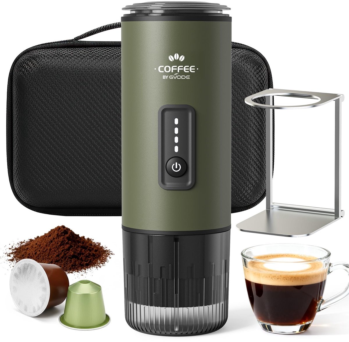SolidKeus - Draagbare Koffiemaker met Accu