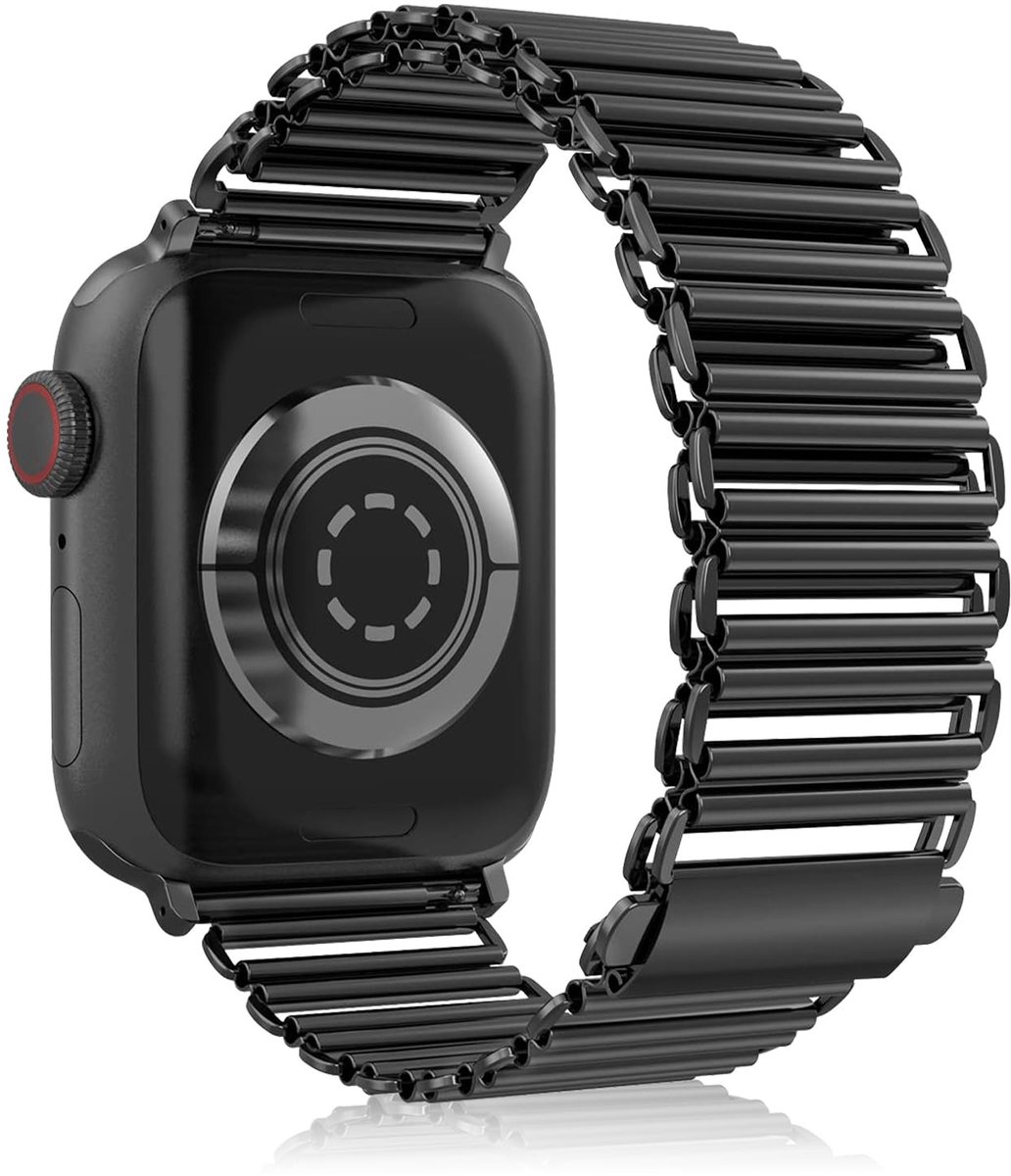 SolidKeus - RVS Armband voor Apple Watch (Zilver)
