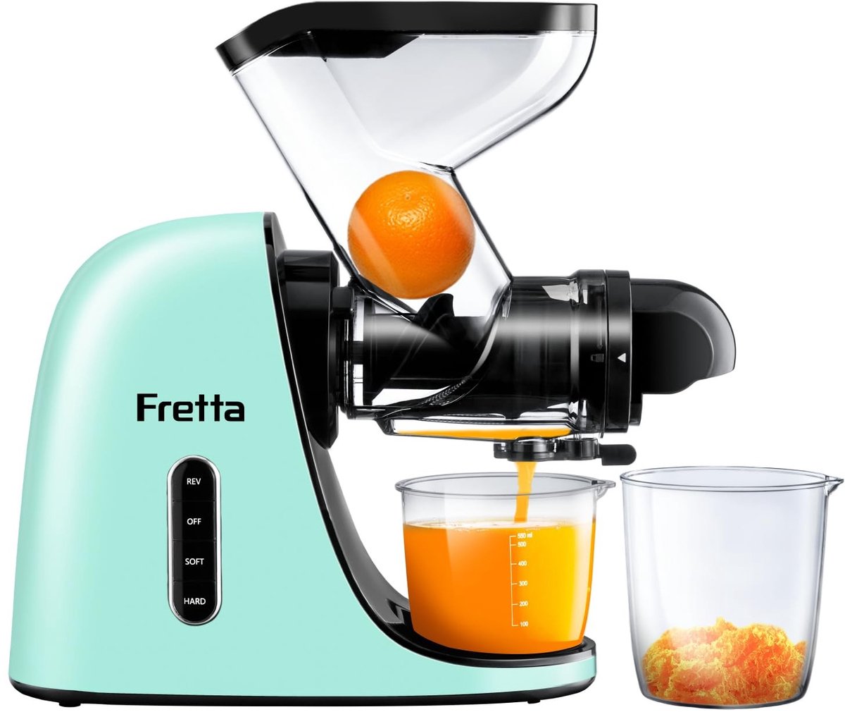 SolidKeus - Slow Juicer met RVS voor Fruit en Groenten 200 W