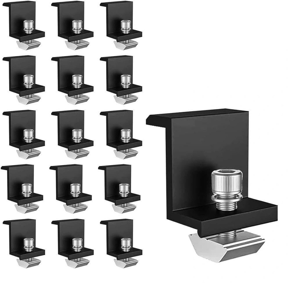 SolidKeus - Zonnepaneelhouder Set van 16 Stuks voor Montage
