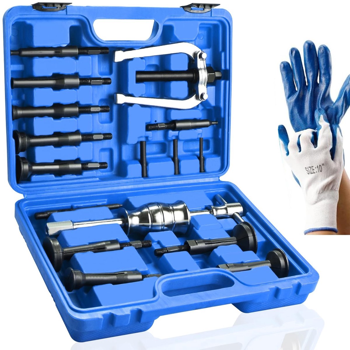 SolidKeus - 17-delige Blind Bearing Puller Set voor Binnenlagers