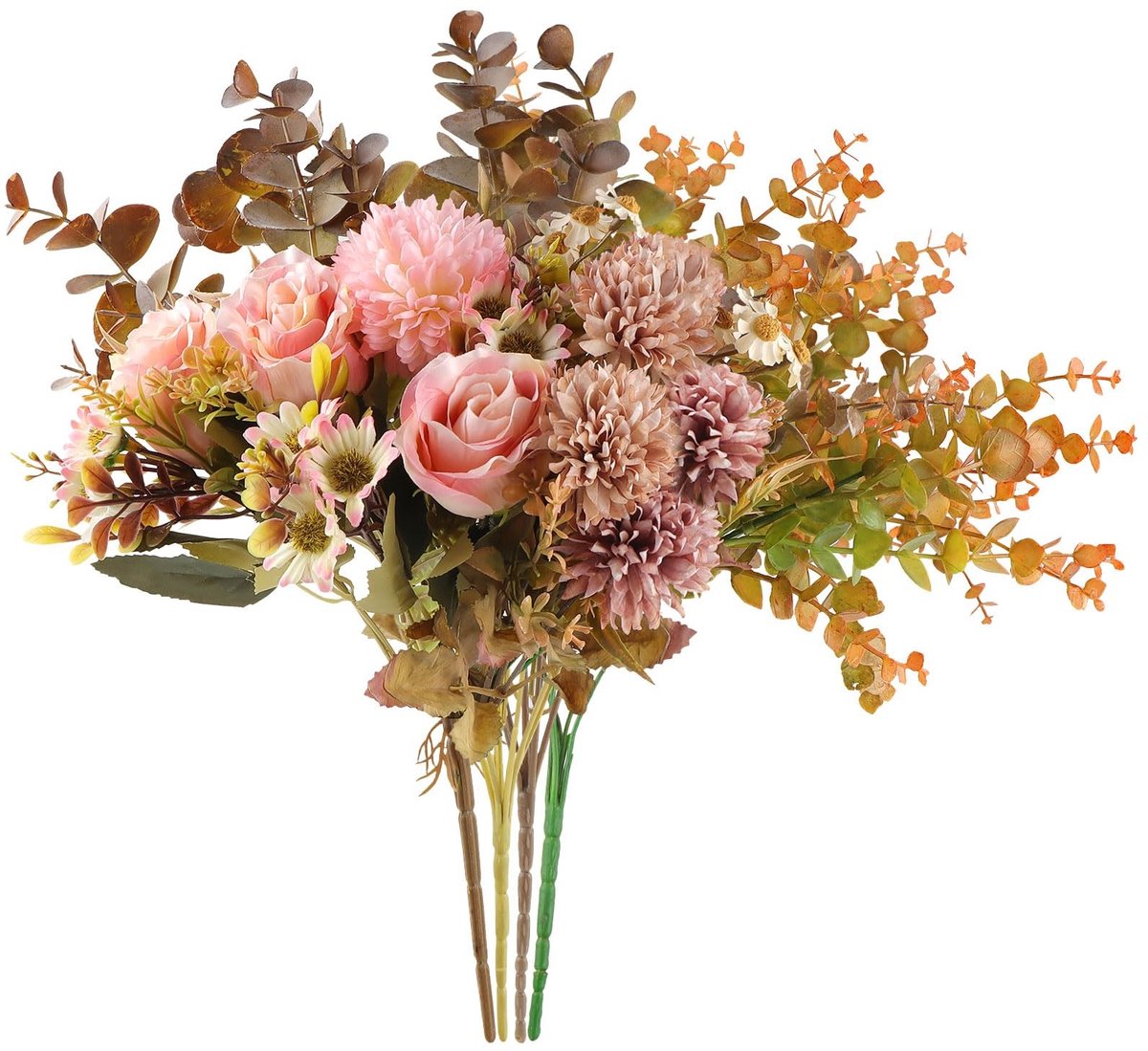SolidKeus - Set van 4 Kunstmatige Bloemen voor Woningdecoratie
