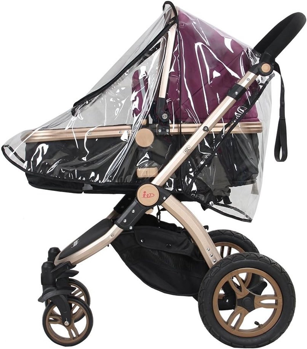 Waterdichte Regenhoes voor Kinderwagen, Bescherming tegen Regen, Wind en Stof, Ideaal Accessoire voor Buitenactiviteiten