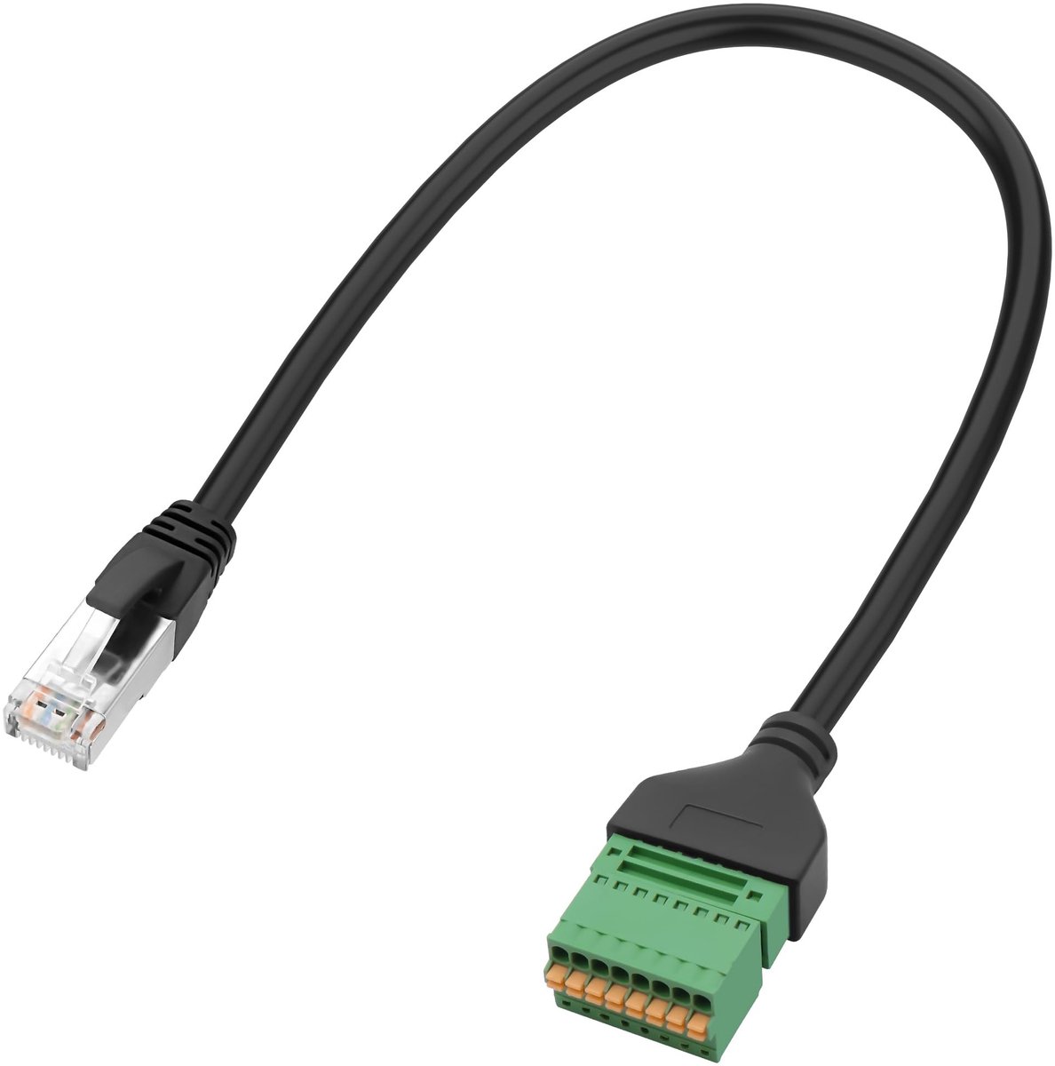 Omgoods - RJ45 naar 8Pin Solderless Plug Breakout Board Adapter