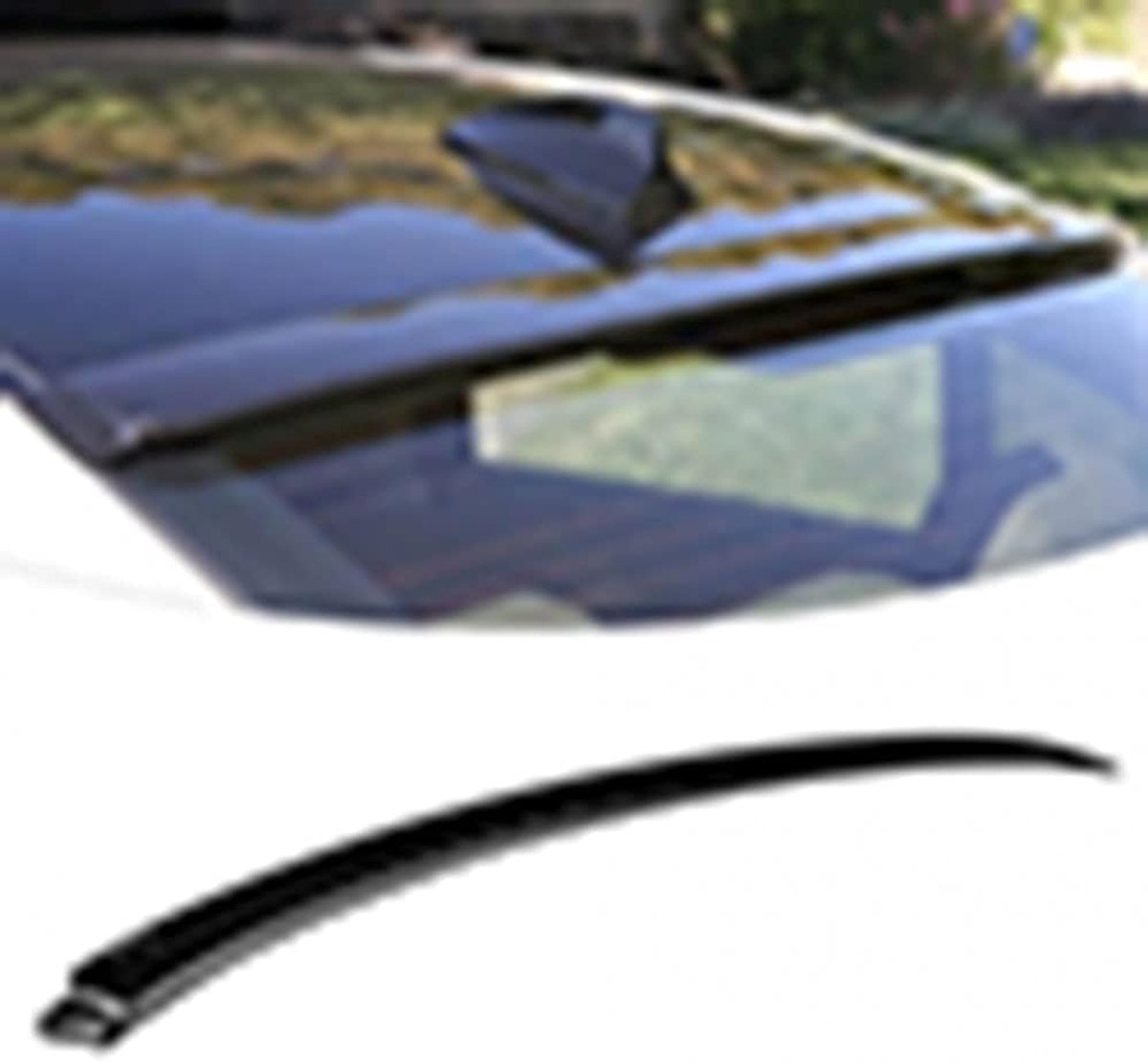 Auto glanzend zwart achterruit dakspoiler, auto-add-on part fits for3-serie E90 & M3 2006-2011 auto dakspoiler vleugel
