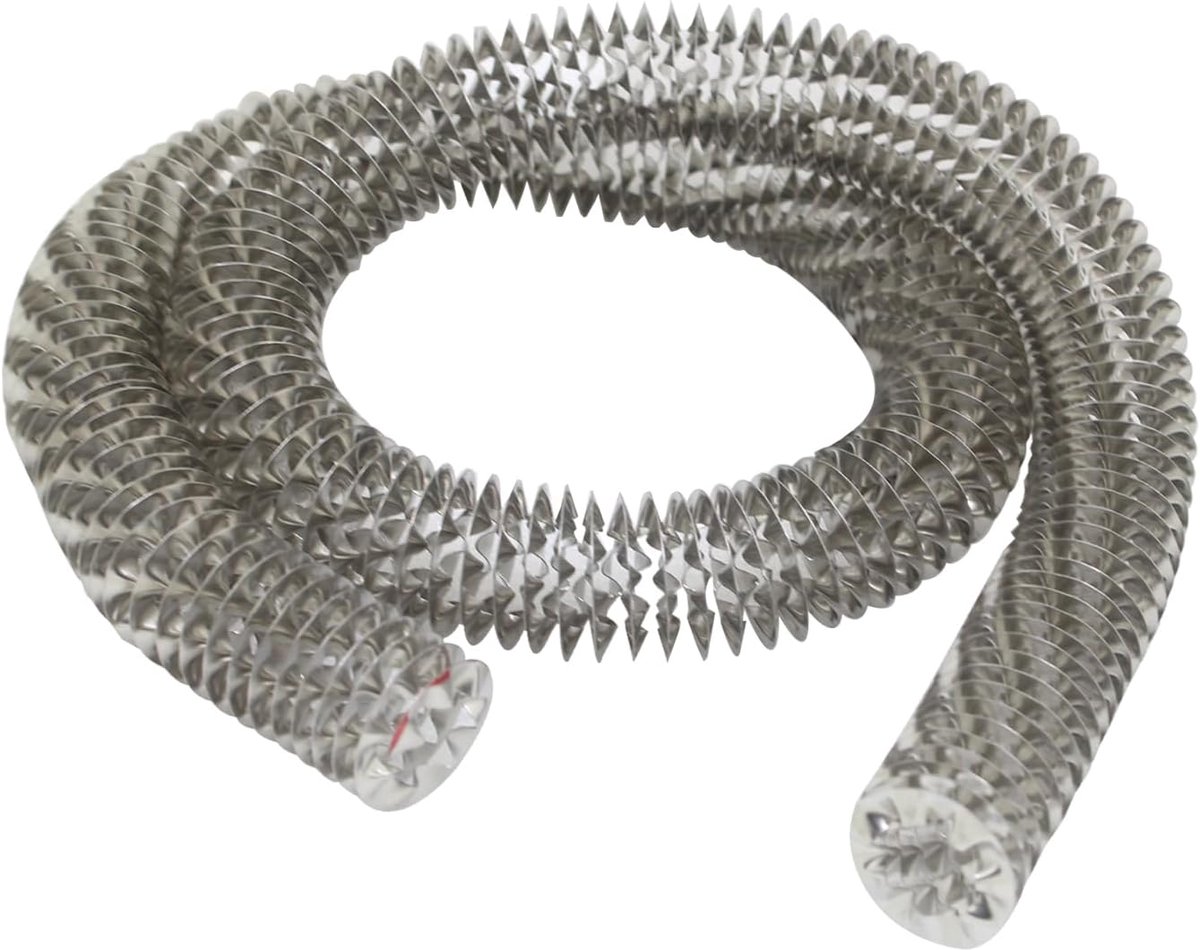 Rond voor Spiralrippenrohre verwarmingsbuizen koelribben warmtewisselaarribben ribbenbuisradiator roestvrijstalen buisribben verwarmingsbuisribben koelribbenbuis buiskoeler (ID25mm H15mm)