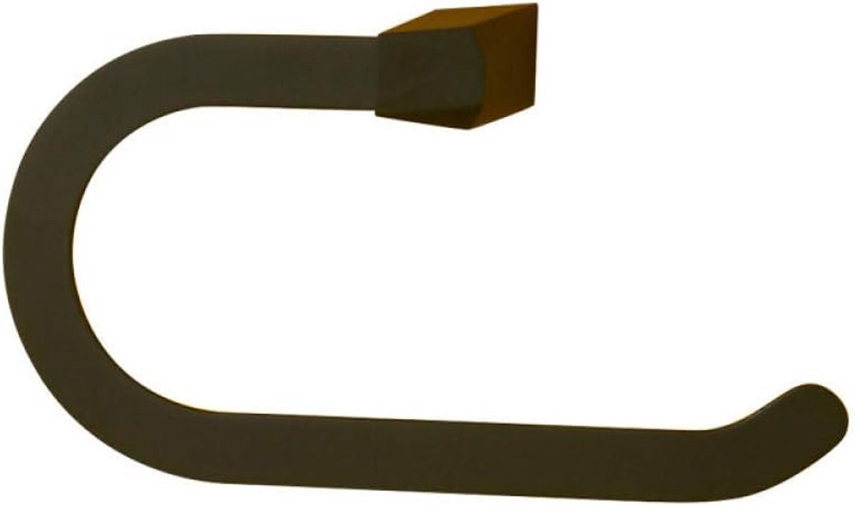 Handdoekhouder Badkamer, European Style Badkamer handdoek Rack, Eenvoudige Rubberen Verf Diamantvormige Handdoekring Badkamer Plank Hanger