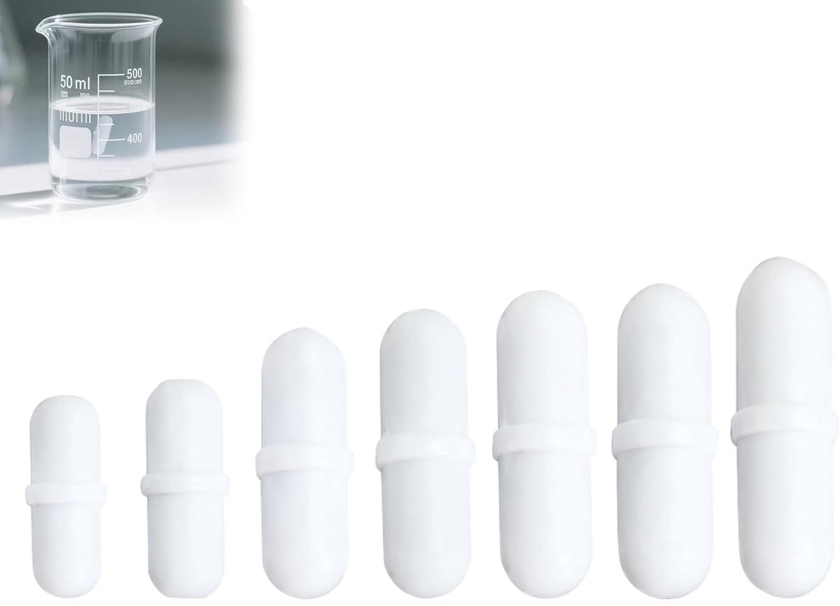Magnetische roerstaafjes, magnetische roerstaafjes, roervissen, laboratorium PTFE roerstaaf, laboratoriumaccessoires, laboratorium magnetische roerstaafjes