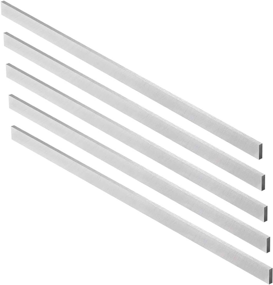 Sourcing map HSS draaimachine gereedschapsboor 3 mm x 8 mm x 200 mm, vierkant draaigereedschap onbewerkte rechthoekige hogesnelheidsstalen frees, 5 stuks