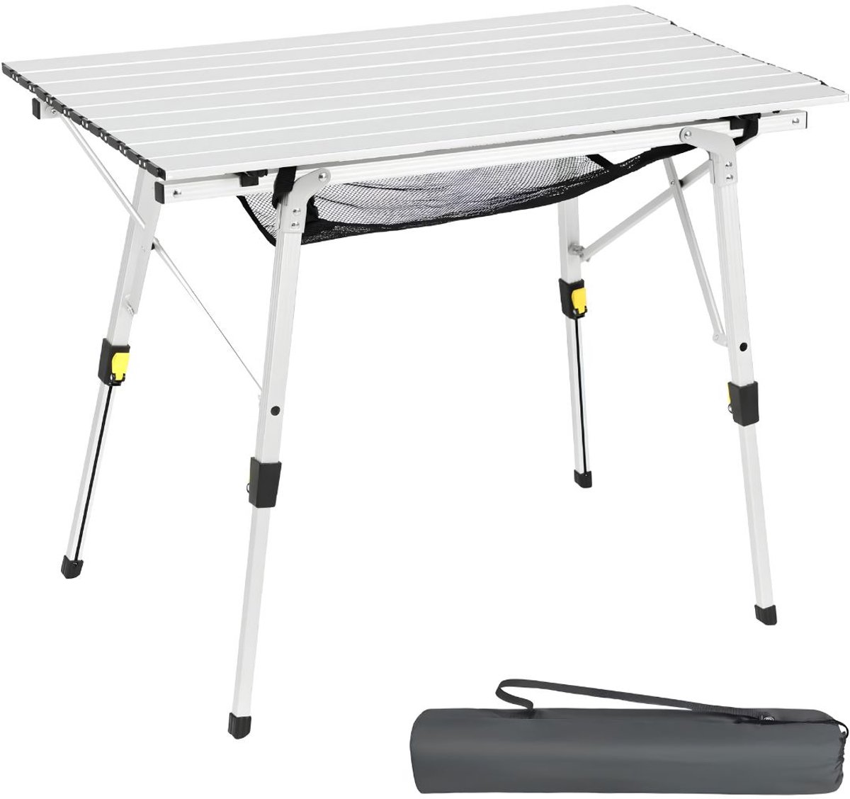 LNMsolutions® Klaptafel - Campingtafel - Inklapbare Tafel - Wit - 52cm x 90cm x 70cm