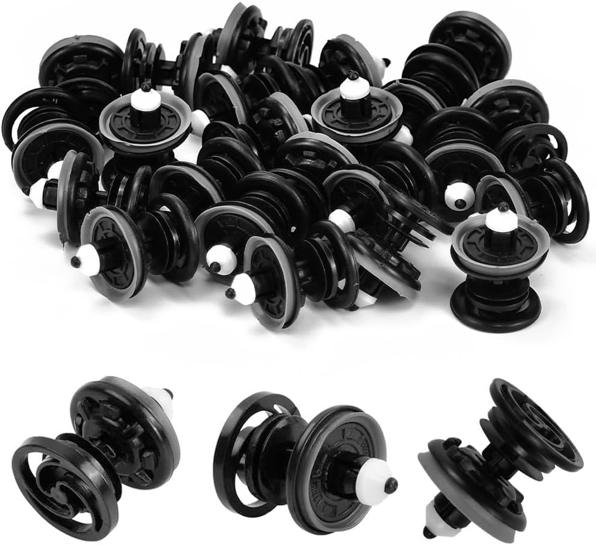 Set van 50 bevestigingsclips voor deurbekleding, kunststof, bevestigingsclips voor T5, Golf 5, 6, 7, A4, A5, A6