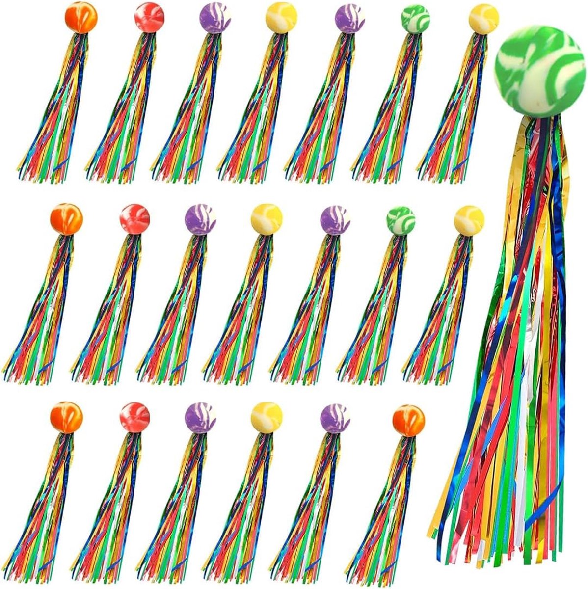 Springballen voor kinderen, kleurrijke banden