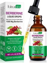 HatmanLabs Berberine Liquid Drops 60 ml – Vloeibare Berberine Druppels 1500 mg – Met Ceylon Kaneel & Bitter Meloen Extract – Vegan Supplement