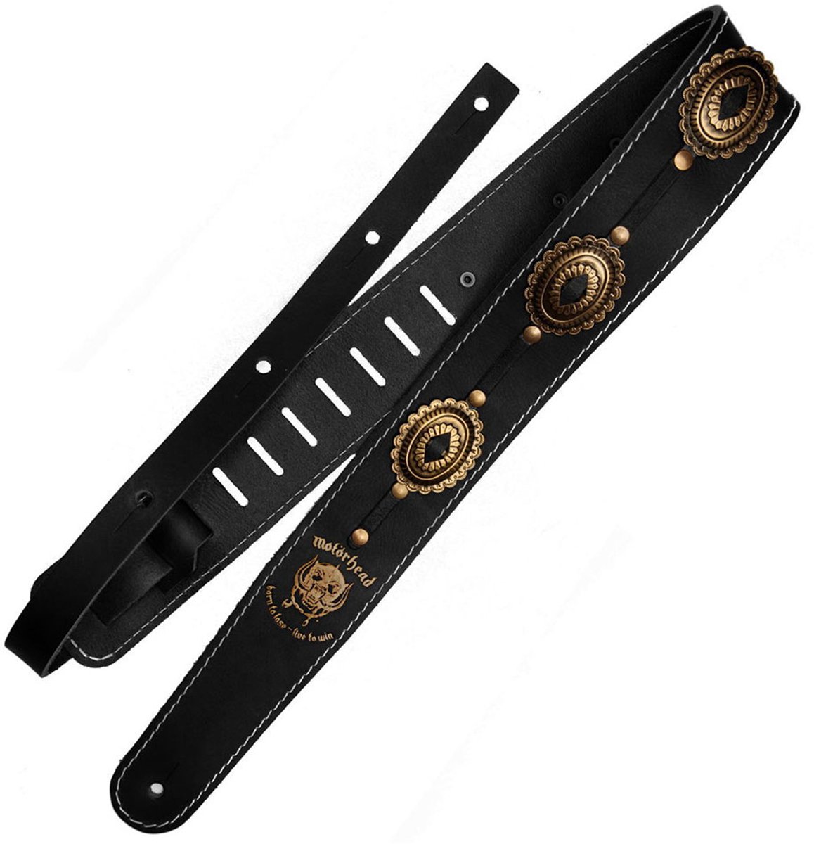 Richter Motörhead Concho Black / Old Brass Gitaarband 1566