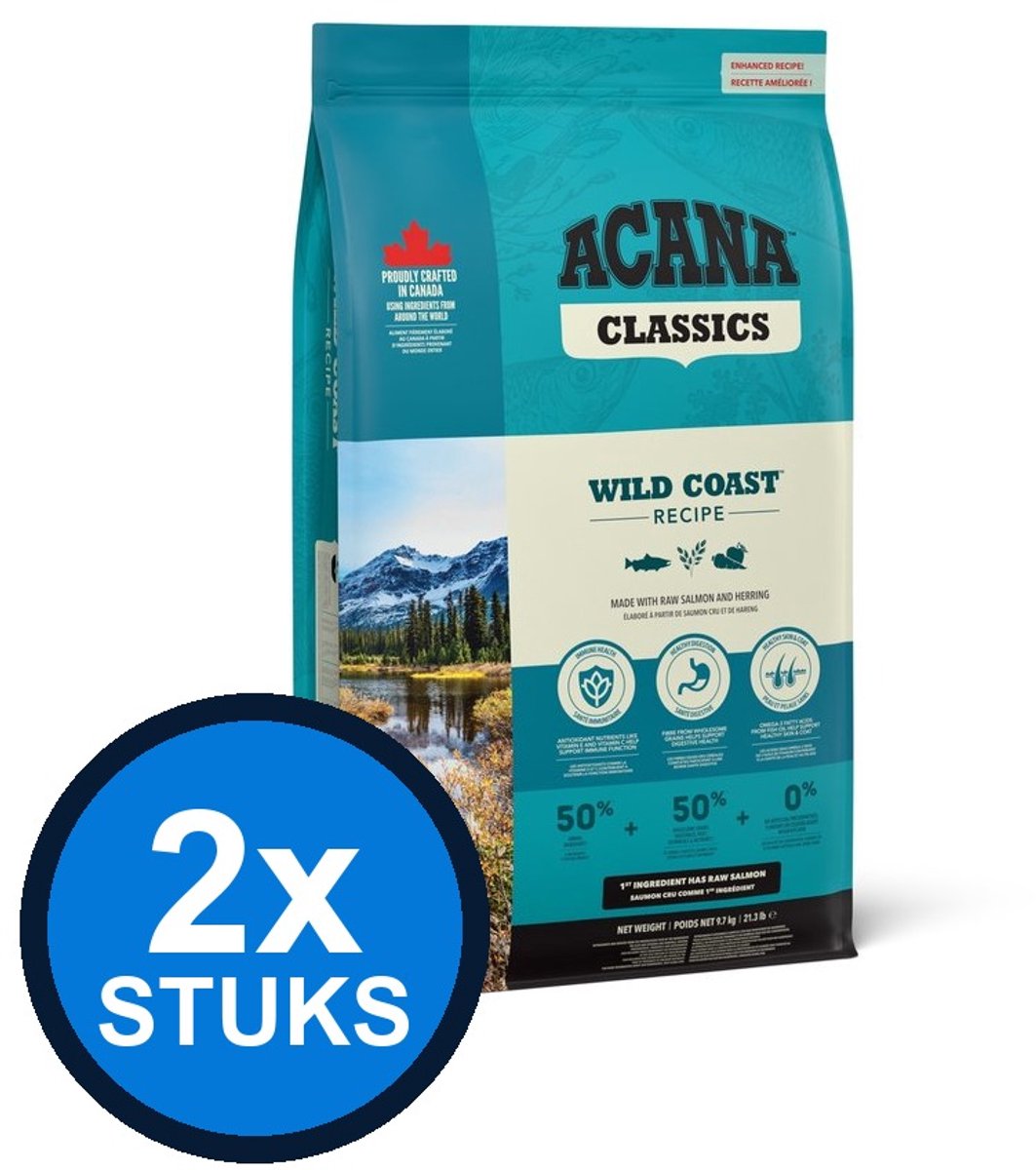 2x Acana - Classics (Old) wild coast 9,7kg