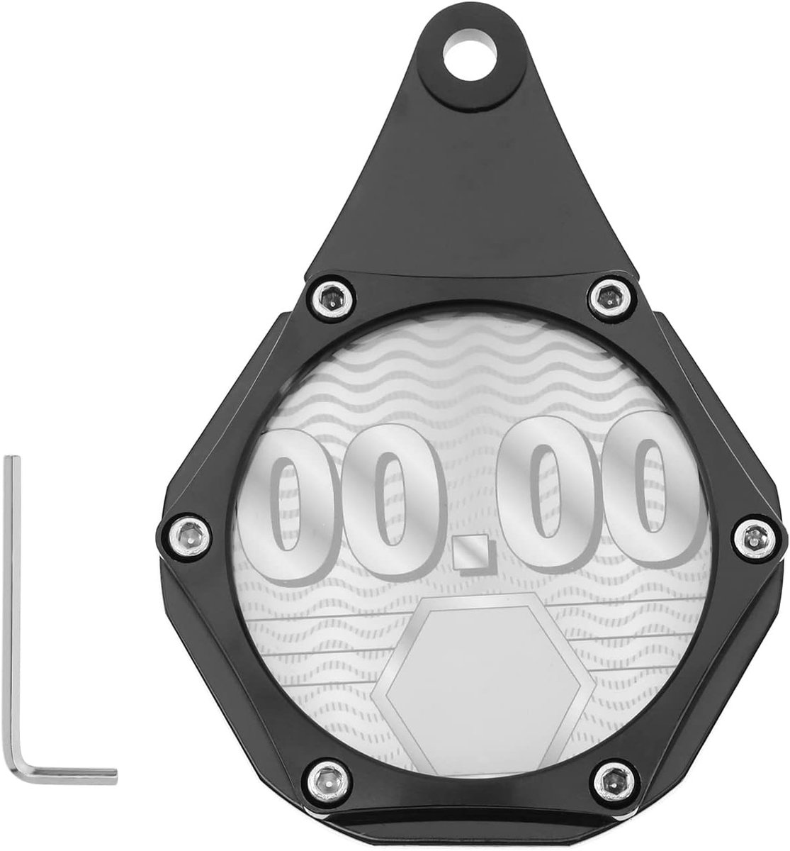 SnelShoppen - Aluminium Motor Load Disc Houder met Inbussleutel - Waterdichte Motor Laadschijf Houder voor Motoren, Scooters, en Mopeds