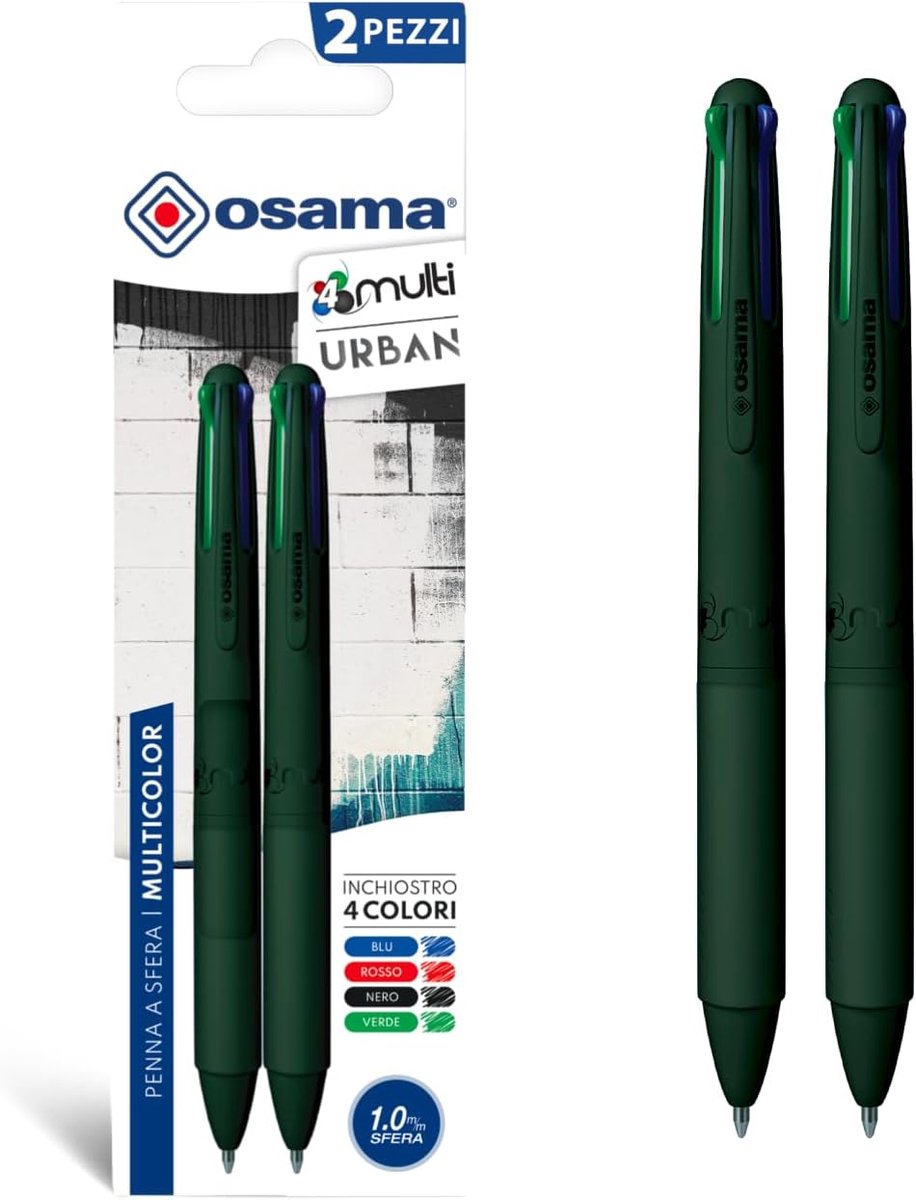 4-kleurige multi balpen voor school en kantoor