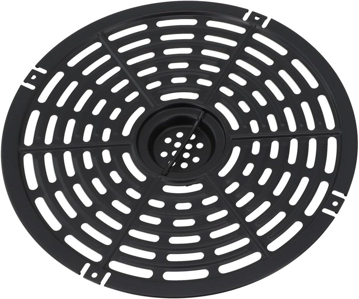 SnelShoppen Airfryer Grill Pan 20cm Vervangende Air Fryer Accessoires Multifunctionele Griddle Crisper Plate voor Pizza Aardappelen Kip Steak