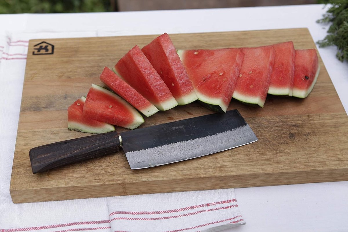 SnelShoppen - Authentic Blades TAO NHA - Aziatisch Koksmes - 18 cm Handgemaakt - Traditioneel Vietnam - Perfect voor Groenten, Fruit, Vlees en Brood