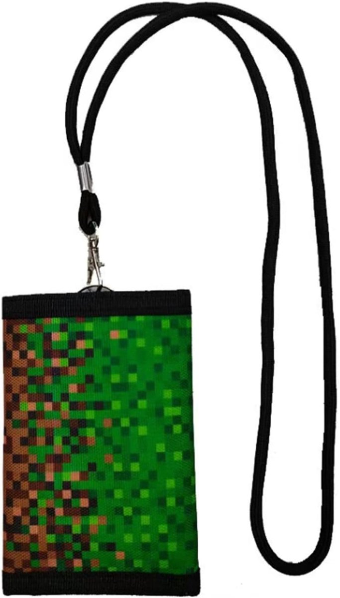 SnelShoppen - Jongens Portemonnee - Nieuwe Game Stijl, Ruimte voor Geld, Sleutels en Pasjes, Lichtgewicht en Handzaam voor Kinderen (12 x 8 cm Vouw)