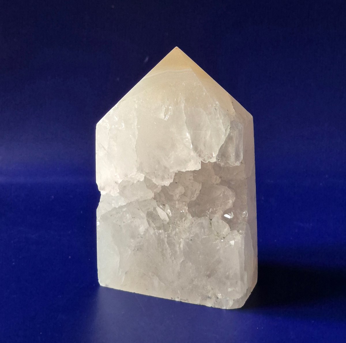 Grey Agate Druzy Tower