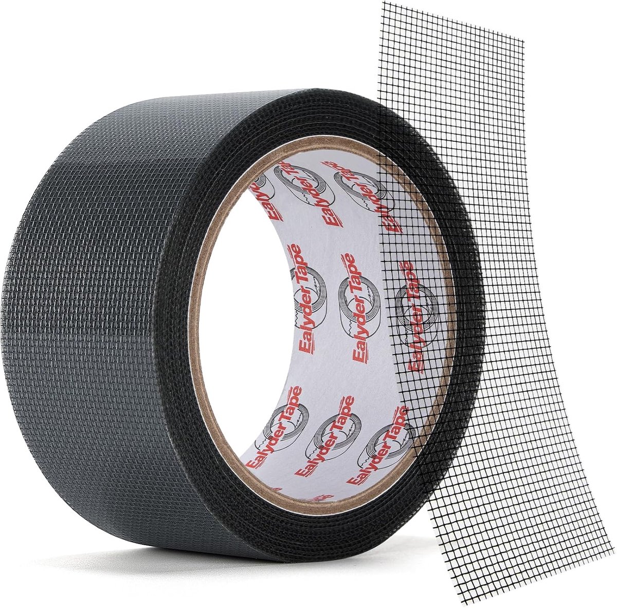 SnelShoppen - Mosquito Net Repair Tape 50 mm x 4.5 m - Sterk Zelfklevend Glasvezeltape voor Ramen - Ideaal voor Reparatie van Muggenhorren in Grijs