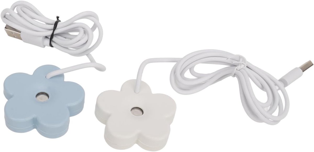 SnelShoppen - Mini Flower USB Luchtbevochtiger - Draagbare Vochtbeschermer met Stille Werking, IPX7 Waterdicht, Automatische Uitschakeling, Perfect vo