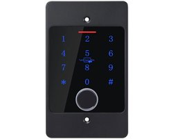 Smart Lock-toegangssysteem met vingerafdruk en RFID: elektronisch slot voor voordeur, IP66, code en transponder, elektrisch slot voor buiten, slim slot