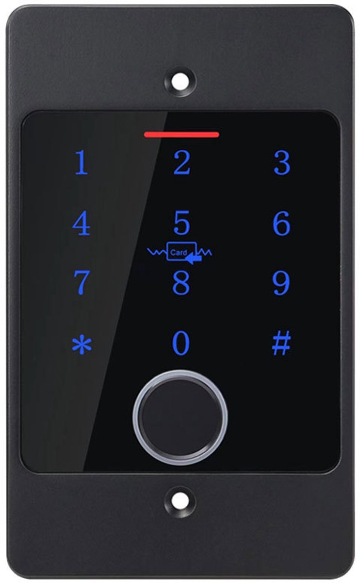 Smart Lock-toegangssysteem met vingerafdruk en RFID: elektronisch slot voor voordeur, IP66, code en transponder, elektrisch slot voor buiten, slim slot