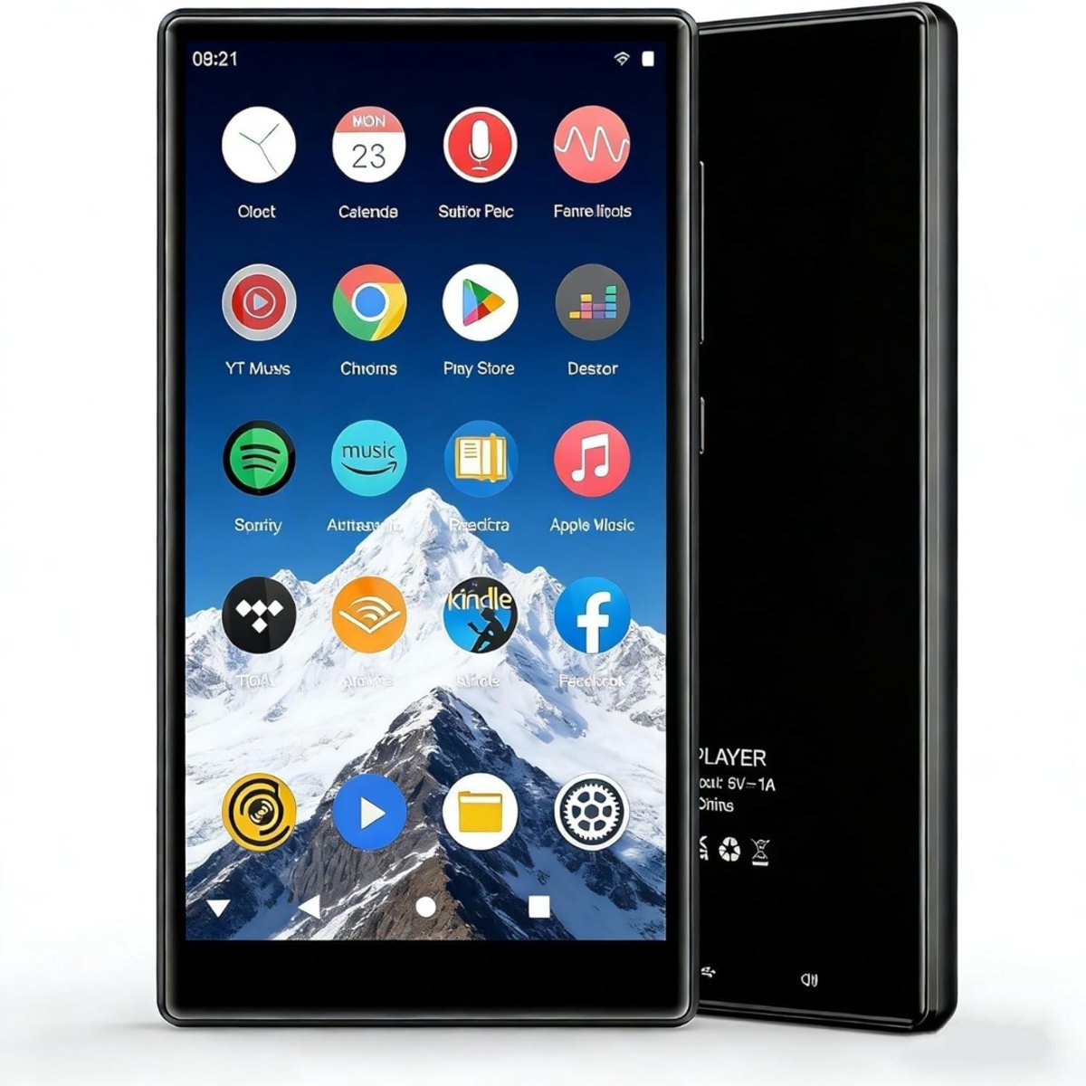SNJY® MP3 Speler Bluetooth - MP4 Speler - Muziek Speler - Touchscreen - 96GB - Zwart