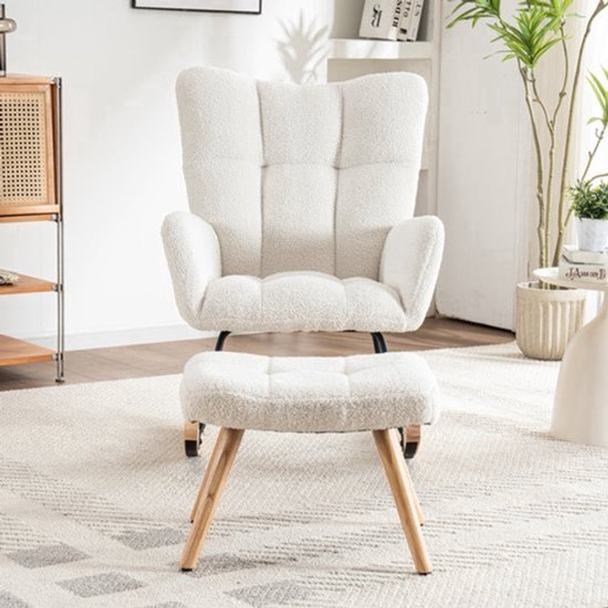 Schommelstoel – Relaxstoel – Fauteuil – Loungestoel – Voedingsstoel – Ergonomisch Design –
