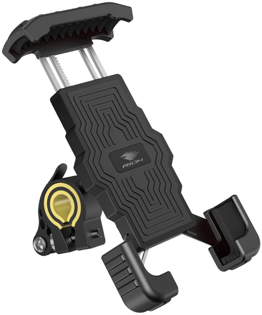 Damenzo - Telefoonhouder - Smartphone houder - Telefoonhouder motor - Telefoonhouder fiets - Telefoonhouder scooter - Zwart - Kunststof