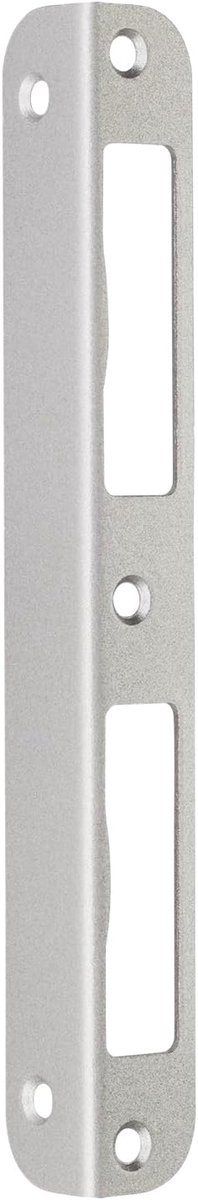 SnelShoppen - BKS Deur Frame Hoek Strike Plate S401 Rond Cuff 170x20mm, Stalen Deur Frame Strike Plate DIN L/R, Veiligheidsaccessoire voor Binnen- en