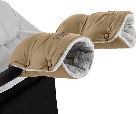 Baby Slaapzak - Voetenzak Kinderwagen - Warmte Buiten - 3-in-1 Verstelbaar - 110 cm Lang - Sweet Toffee — afbeelding 4