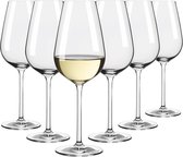Ritzenhoff Verres à Vin Blanc - 6 Pièces - Verre Cristal - 362 ml - Verres à Vin de Luxe - Compatibles Lave-Vaisselle - Fabriqué en Allemagne